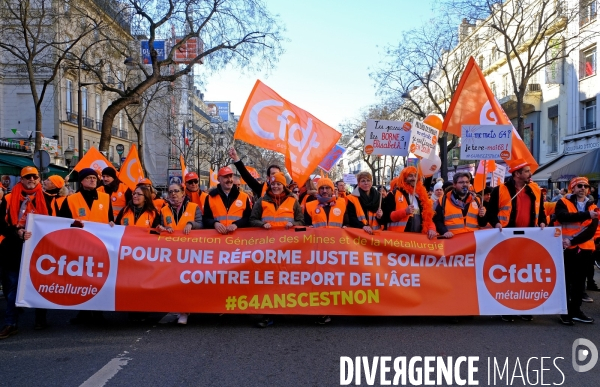Troisieme journée de mobilisation contre la réforme des retraites