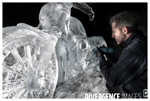 Ice and Art Sculptures sur Glace