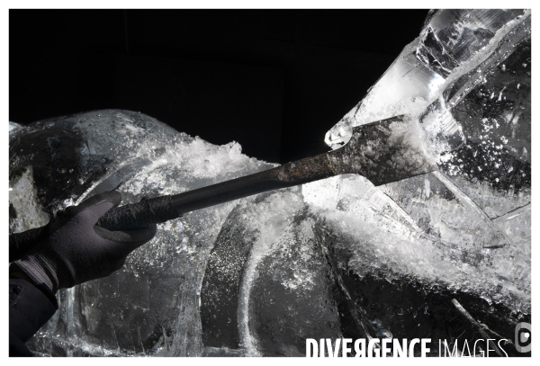 Ice and Art Sculptures sur Glace