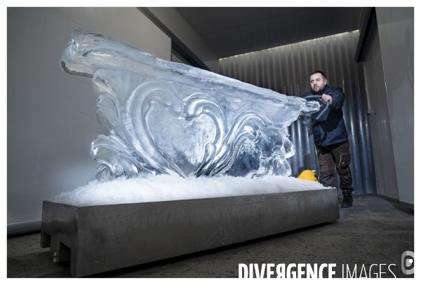 Ice and Art Sculptures sur Glace