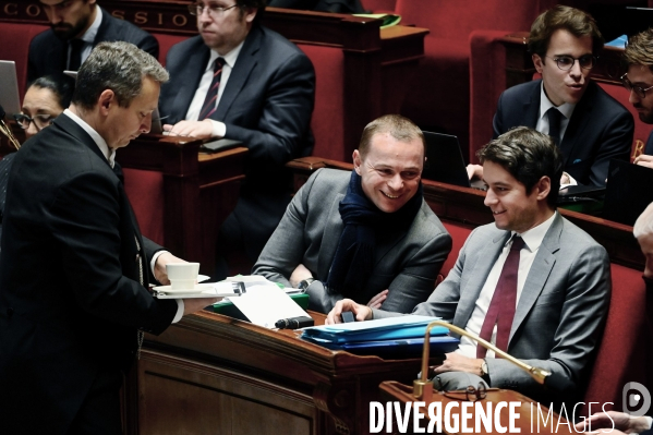 Assemblée Nationale / Cinquieme jour du debat sur la reforme des retraites