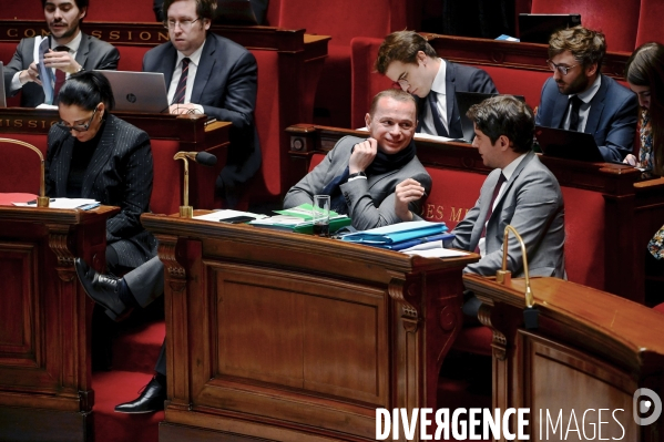 Assemblée Nationale / Cinquieme jour du debat sur la reforme des retraites