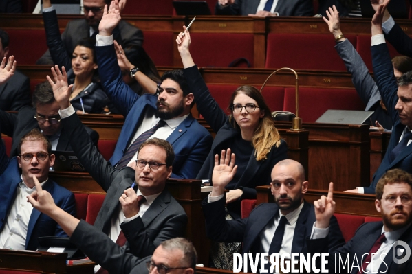 Assemblée Nationale / Cinquieme jour du debat sur la reforme des retraites