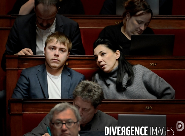 Assemblée Nationale / Cinquieme jour du debat sur la reforme des retraites