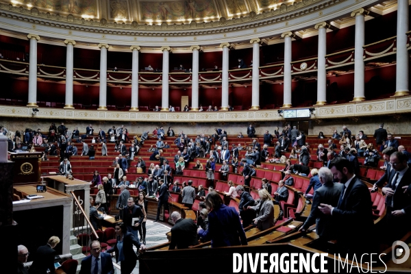 Assemblée Nationale / Cinquieme jour du debat sur la reforme des retraites