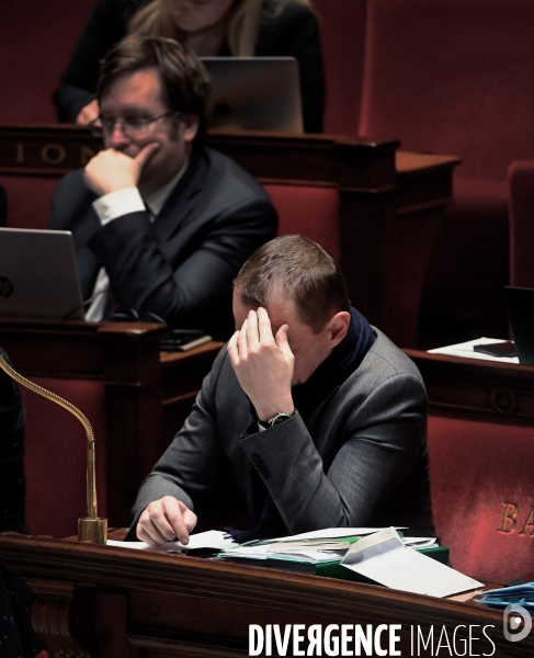 Assemblée Nationale / Cinquieme jour du debat sur la reforme des retraites