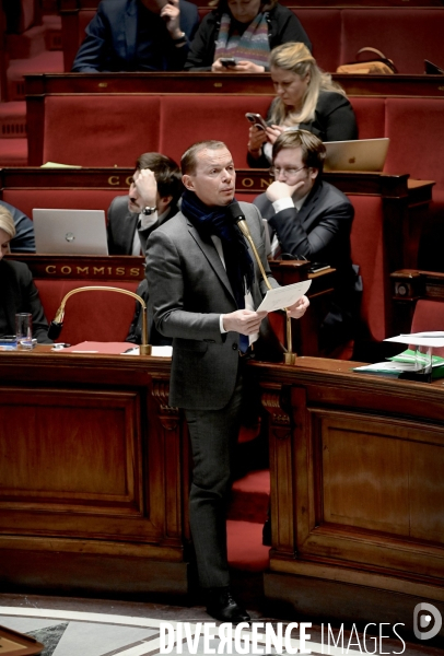 Assemblée Nationale / Cinquieme jour du debat sur la reforme des retraites