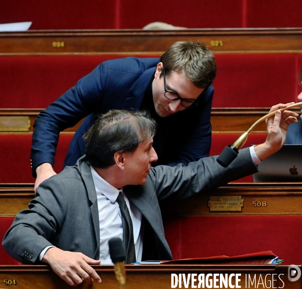 Assemblée Nationale / Cinquieme jour du debat sur la reforme des retraites