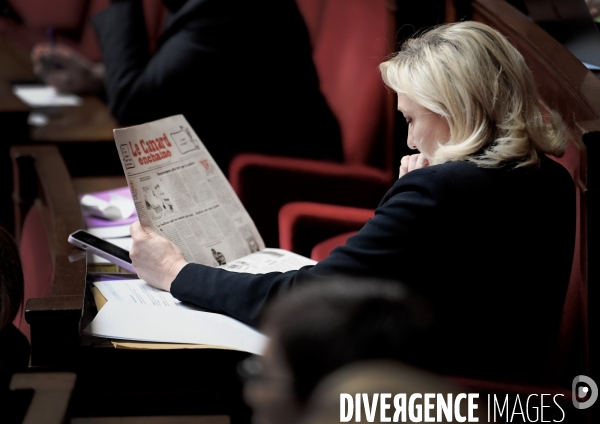 Assemblée Nationale / Cinquieme jour du debat sur la reforme des retraites