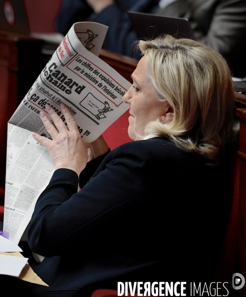 Assemblée Nationale / Cinquieme jour du debat sur la reforme des retraites