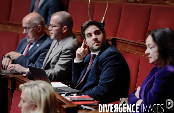 Assemblée Nationale / Cinquieme jour du debat sur la reforme des retraites