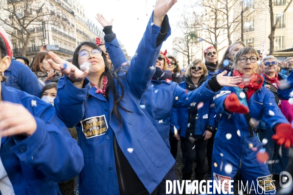 Manifestation contre la reforme des retraites, paris 7/02/2023