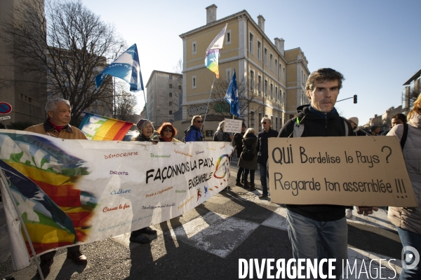 Quatrième manifestation contre la réforme des retraites à Marseille