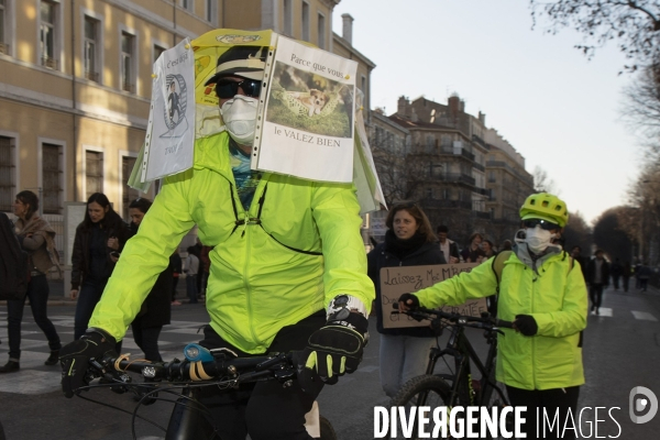 Quatrième manifestation contre la réforme des retraites à Marseille