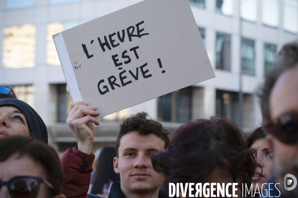 Quatrième manifestation contre la réforme des retraites à Marseille