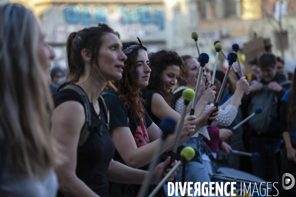 Quatrième manifestation contre la réforme des retraites à Marseille