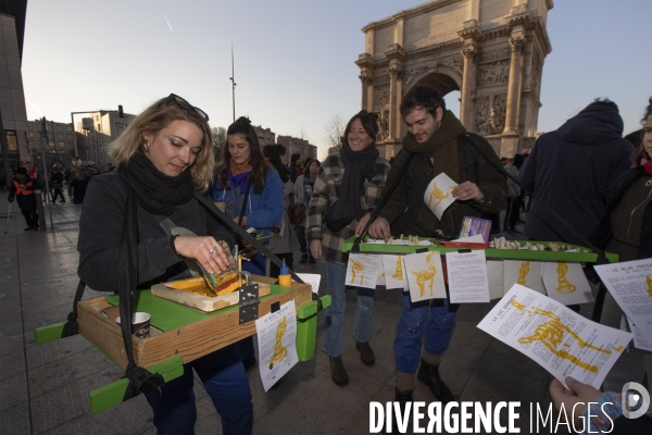 Quatrième manifestation contre la réforme des retraites à Marseille