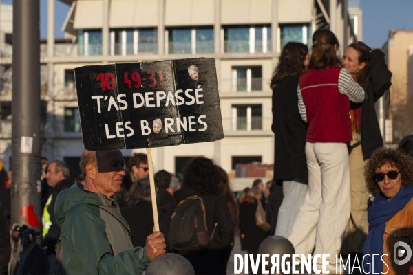 Quatrième manifestation contre la réforme des retraites à Marseille