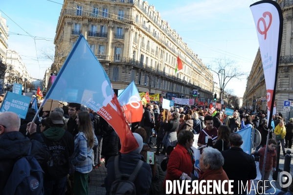 Manif Marseille du 11 02 2023