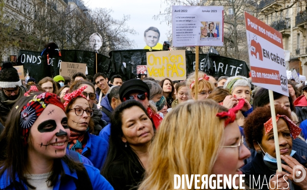 Quatrieme journée de mobilisation contre la réforme des retraites