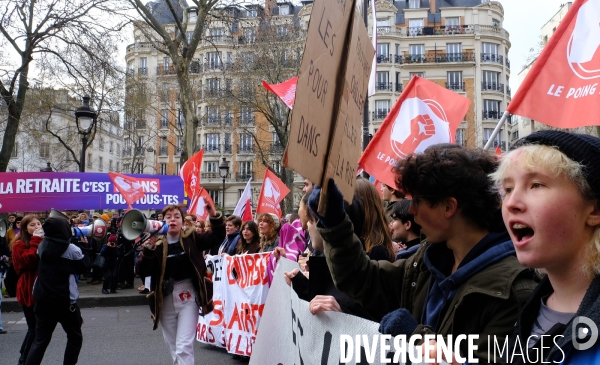 Quatrieme journée de mobilisation contre la réforme des retraites