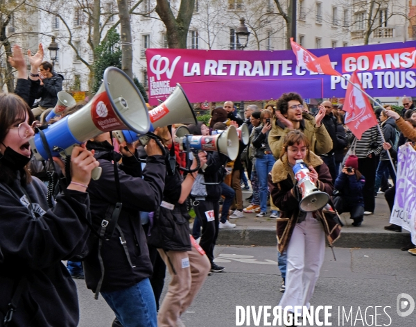 Quatrieme journée de mobilisation contre la réforme des retraites
