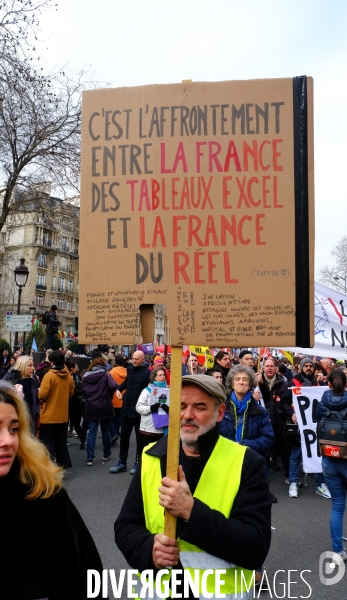Quatrieme journée de mobilisation contre la réforme des retraites