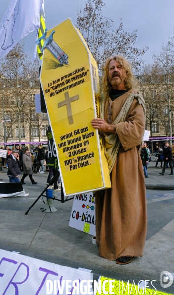 Quatrieme journée de mobilisation contre la réforme des retraites