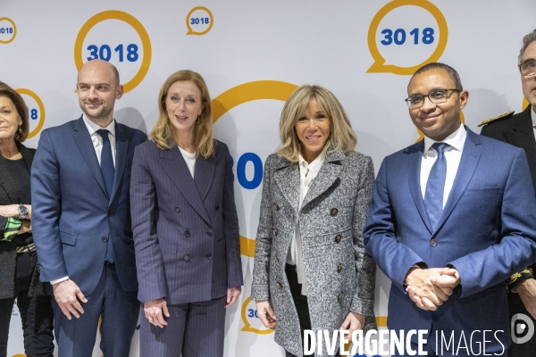 Brigitte MACRON rend visite à l association e-Enfance