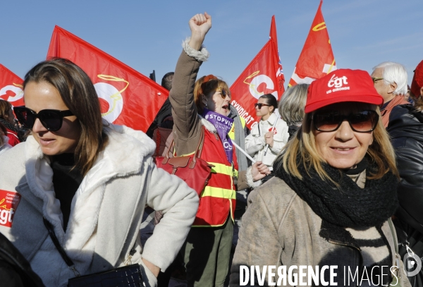 BORDEAUX, 4 ème manifestation contre la Réforme des Retraites