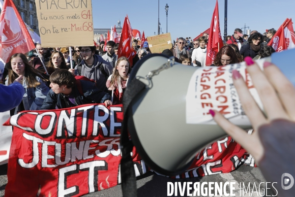 BORDEAUX, 4 ème manifestation contre la Réforme des Retraites