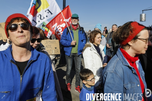 BORDEAUX, 4 ème manifestation contre la Réforme des Retraites