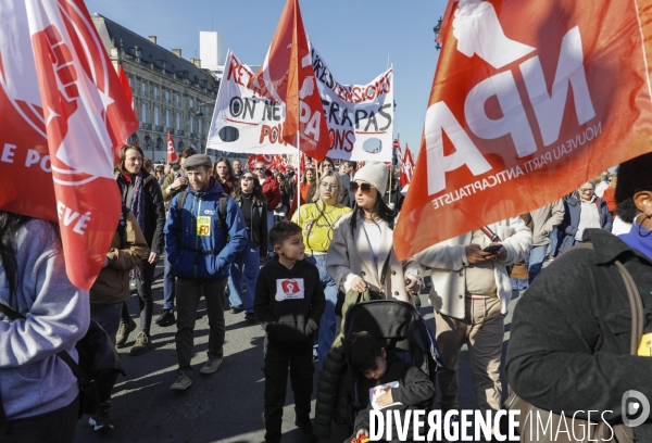 BORDEAUX, 4 ème manifestation contre la Réforme des Retraites