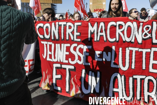 BORDEAUX, 4 ème manifestation contre la Réforme des Retraites