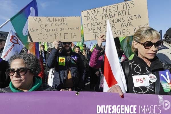 BORDEAUX, 4 ème manifestation contre la Réforme des Retraites