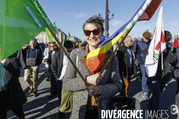 BORDEAUX, 4 ème manifestation contre la Réforme des Retraites