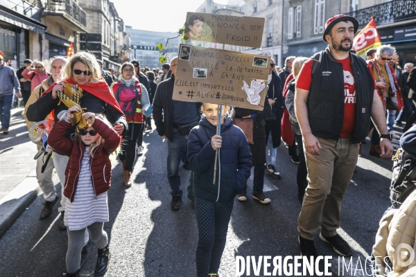 BORDEAUX, 4 ème manifestation contre la Réforme des Retraites