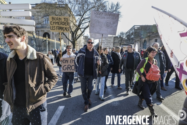 BORDEAUX, 4 ème manifestation contre la Réforme des Retraites