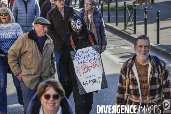 BORDEAUX, 4 ème manifestation contre la Réforme des Retraites