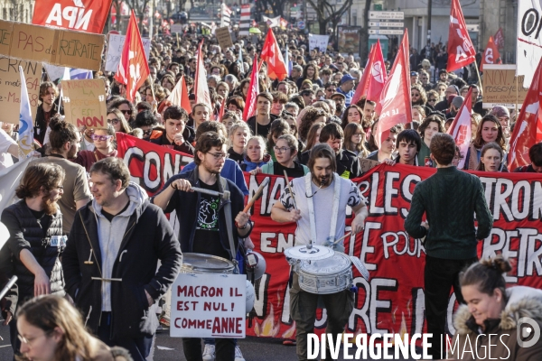 BORDEAUX, 4 ème manifestation contre la Réforme des Retraites