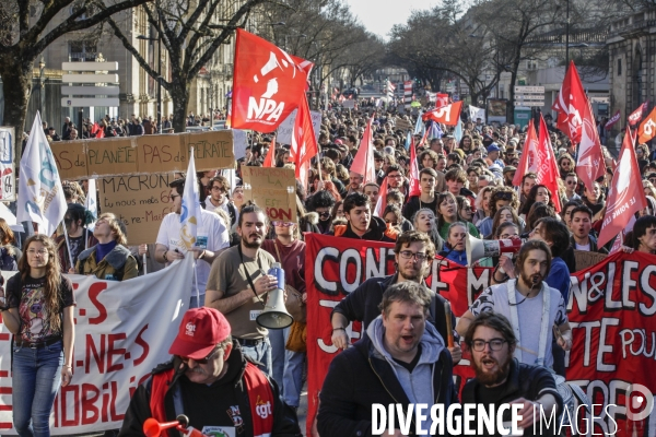 BORDEAUX, 4 ème manifestation contre la Réforme des Retraites