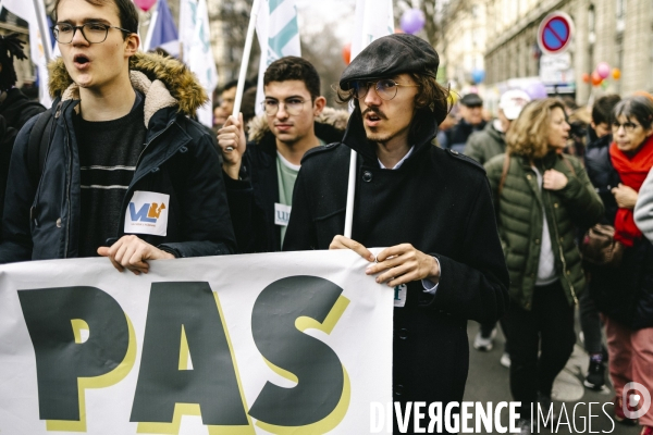 Manifestation contre la réforme des retraites 11022023