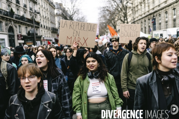 Manifestation contre la réforme des retraites 11022023