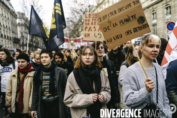 Manifestation contre la réforme des retraites 11022023