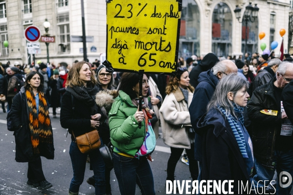 Manifestation contre la réforme des retraites 11022023