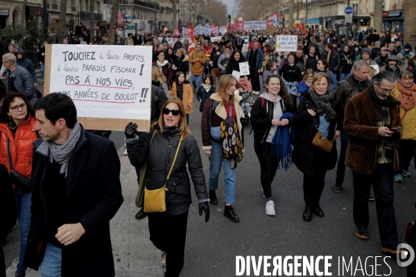 Manifestation contre la reforme des retraites