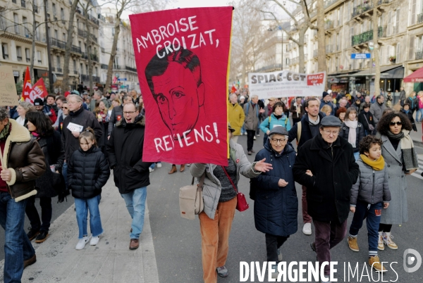 Manifestation contre la reforme des retraites