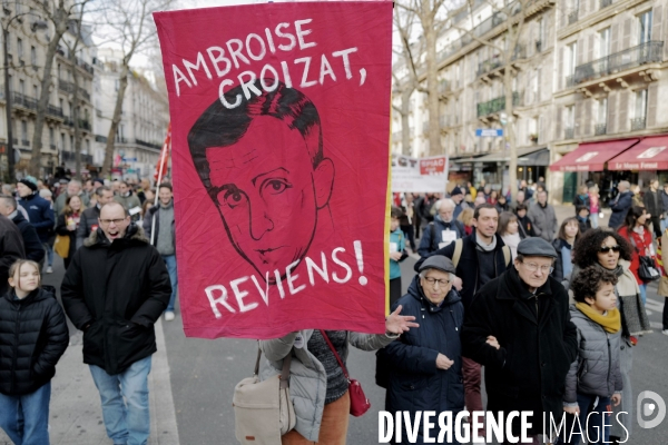 Manifestation contre la reforme des retraites