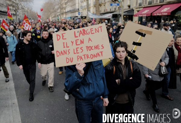 Manifestation contre la reforme des retraites