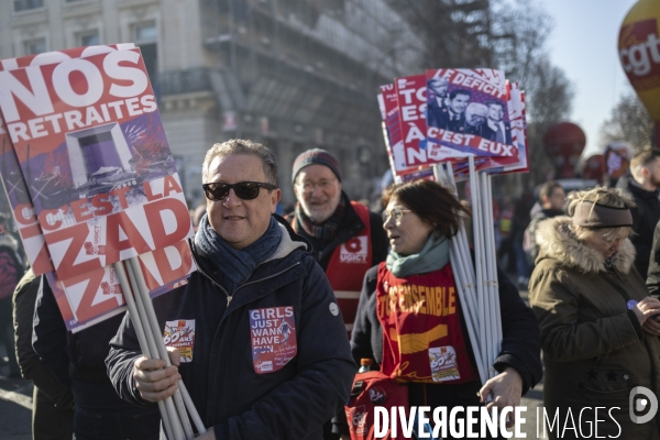 Manifestation contre la réforme des retraites 07022023